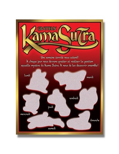 Carte à gratter Kama Sutra