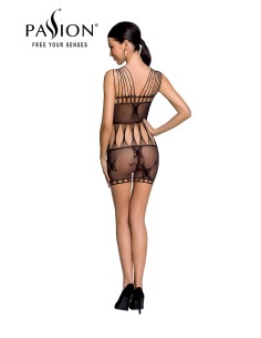 Robe nue résille BS090 - Noir 2