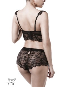Ensemble culotte et balconnet dentelle - Grey Velvet 2