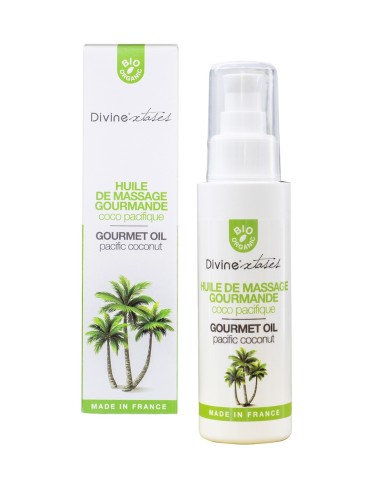 Huile de massage Bio Coco Pacifique - Divinextases