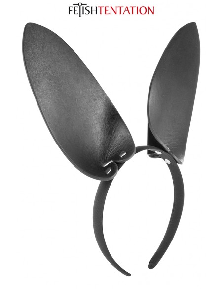 Oreilles de lapin en simili cuir - Fetish Tentation Oreilles de lapin en simili cuir - Fetish Tentation