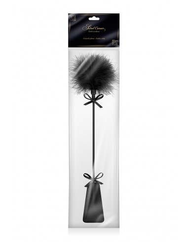 Tapette avec pompon noir - Sweet Caress