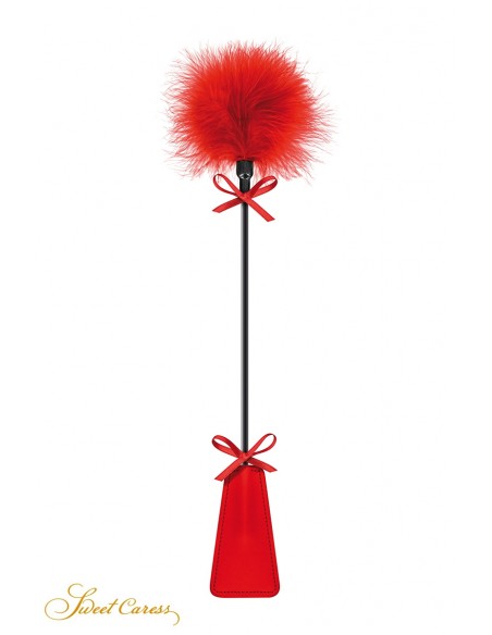 Tapette à pompon rouge - Sweet Caress Tapette à pompon rouge - Sweet Caress