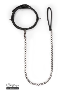 Collier fétichiste et laisse - Easytoys Fetish Collection