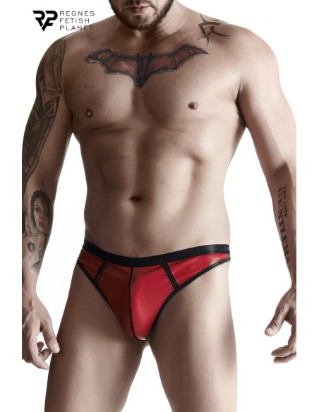String en wetlook rouge - Regnes String en wetlook rouge - Regnes