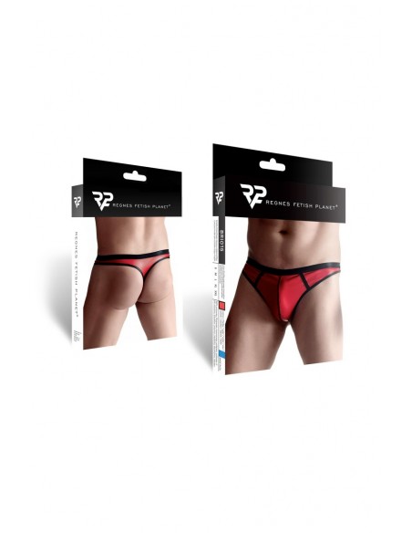 String en wetlook rouge - Regnes String en wetlook rouge - Regnes