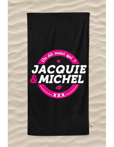 Serviette de plage Jacquie et Michel Classique