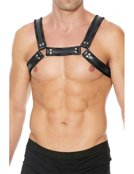 Harnais Buckle Bulldog noir - Ouch! Harnais Buckle Bulldog noir - Ouch!