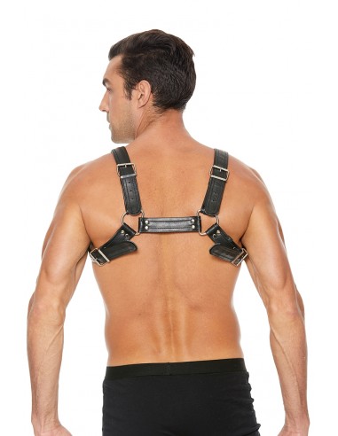 Harnais Buckle Bulldog noir - Ouch! Harnais Buckle Bulldog noir - Ouch!