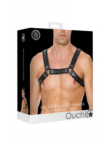 Harnais Buckle Bulldog noir - Ouch! Harnais Buckle Bulldog noir - Ouch!