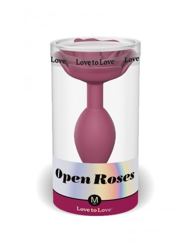 Plug Open Roses M - Love to Love Plug Open Roses M - Love to Love
