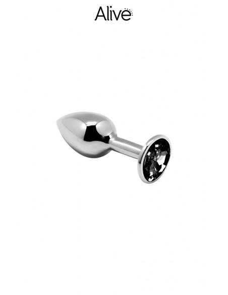 Plug métal bijou noir S - Alive Plug métal bijou noir S - Alive