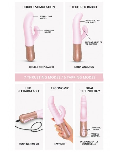 Vibro Rabbit Sassy Bunny rose - Love to Love Vibro Rabbit Sassy Bunny rose - Love to Love