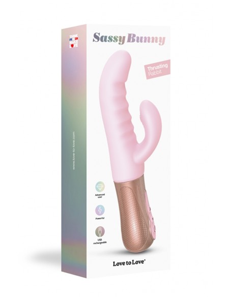 Vibro Rabbit Sassy Bunny rose - Love to Love Vibro Rabbit Sassy Bunny rose - Love to Love