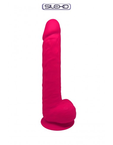 Gode XXL double densité Rose 38 x 7 cm - SilexD