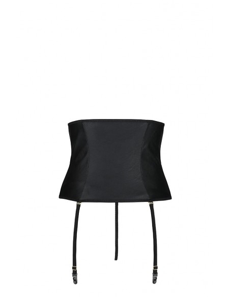 Serre taille à jarretelles faux cuir Céline - Passion