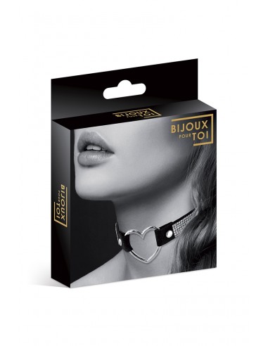 Collier strass et coeur - Bijoux Pour Toi