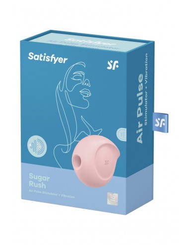 Double stimulateur clitoridien Sugar Rush rose - Satisfyer